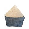 Image 1 : Small Wooden Table, Two Decorative Boxes and Fabric Basket