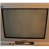 Image 4 : Panasonic CRT Colour Television w/ Teak Cabinet, Manual, and Remote