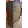 Image 2 : Painted Wood Five-Drawer Dresser with Metal Handles