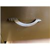 Image 5 : Painted Wood Five-Drawer Dresser with Metal Handles