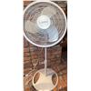 Image 2 : Wood Rocking Chair with Pad and Lasko Oscillating Pedestal Fan