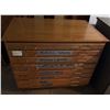 Image 2 : Wood Flat File Cabinet with Seven Drawers