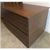 Image 4 : Six-Drawer Woodgrain Laminate Dresser
