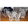 Image 5 : Glass and Ceramic Tableware Lot with Cut Glass and Bowls