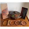 Image 1 : Studio Pottery Serving Pieces and Wood Plates