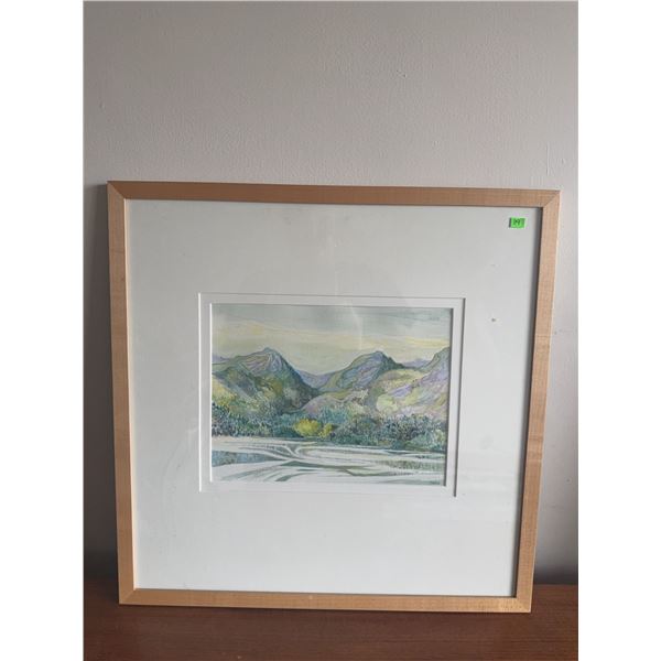 David Nash "South of Ketchikan, Alaska" 2007 Watercolour