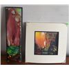 Image 1 : Two Abstract Mixed Media Artworks Including 'Ethereal Forest' 2016