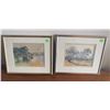 Image 2 : Framed Eric Tonkin Watercolour Landscapes