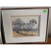 Image 3 : Framed Eric Tonkin Watercolour Landscapes