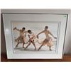 Image 1 : Isabelle Kleparchuk Framed Print 'The Dancers' 14" x 20"