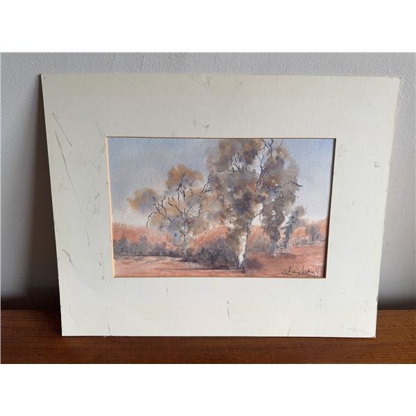 Watercolour Landscapes by H. Hopratz, Matted