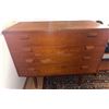 Image 1 : Mid-Century Style Four-Drawer Wood Dresser