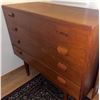 Image 6 : Mid-Century Style Four-Drawer Wood Dresser