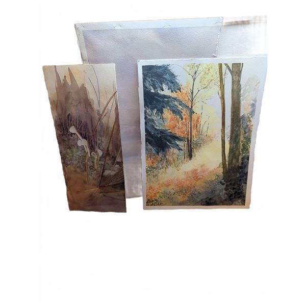 Helen Davie Original Watercolour Paintings (2)