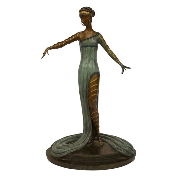 Erte - Art Deco Bronze 'La Merveilleuse'