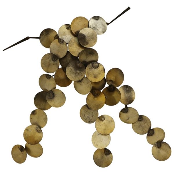 Curtis Jere - Brass Raindrops Sculpture