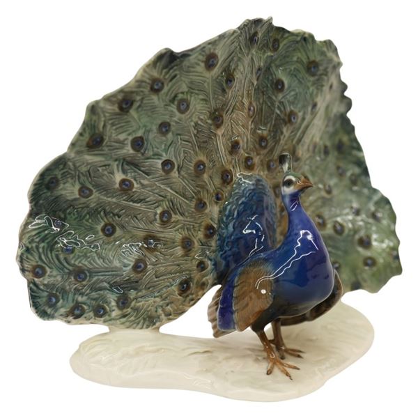 Rosenthal - Fritz Heidenreich Porcelain Peacock
