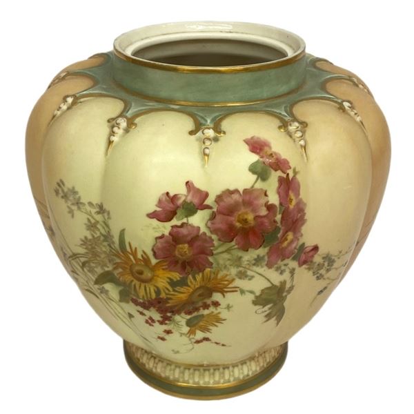 Royal Worcester "Blush Ivory" Porcelain Vase