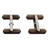 Image 3 : GTP 18K Gold & Sterling French Cufflinks
