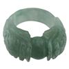 Image 7 : Two Piece Jade Lot: Ring & Pendant