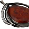 Image 6 : Modernist Sterling Silver Baltic Amber Pendant