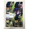 Image 1 : LOT OF 4 STAR WARS ACTION FIGURES IN ORIGINAL PACKAGING