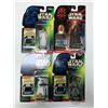 Image 1 : LOT OF 4 STAR WARS ACTION FIGURES IN ORIGINAL PACKAGING