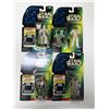 Image 1 : LOT OF 4 STAR WARS ACTION FIGURES IN ORIGINAL PACKAGING