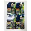 Image 1 : LOT OF 4 STAR WARS ACTION FIGURES IN ORIGINAL PACKAGING
