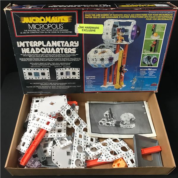 MICRONAUTS INTERPLANETARY HEADQUARTERS SET IN ORIGINAL BOX