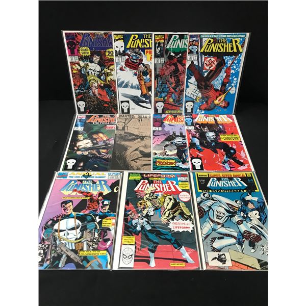 LOT OF 11 PUNISHER COMICS - MARVEL COMICS