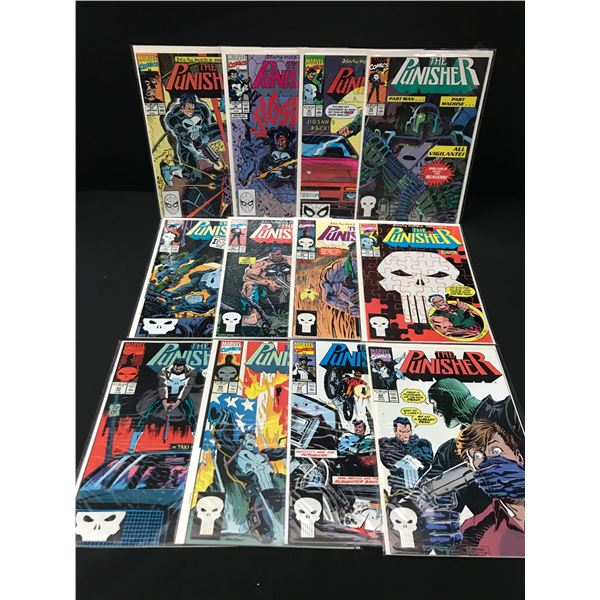 LOT OF 12 PUNISHER COMICS - MARVEL COMICS