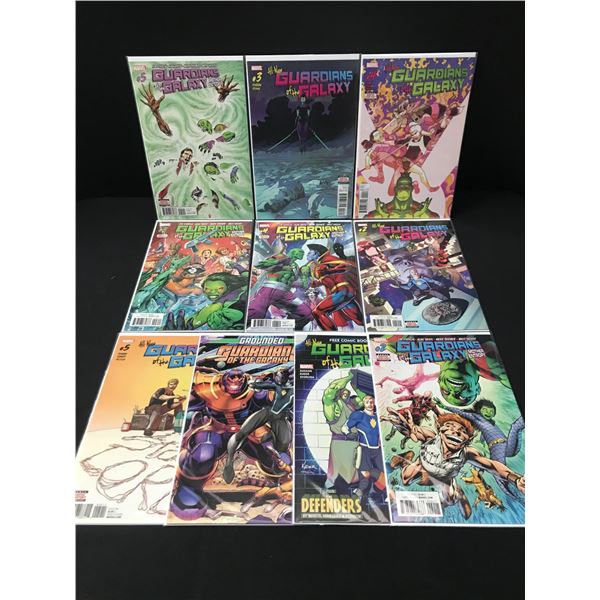 LOT OF 10 GUARDIANS OF THE GALAXY COMICS - MARVEL COMICS