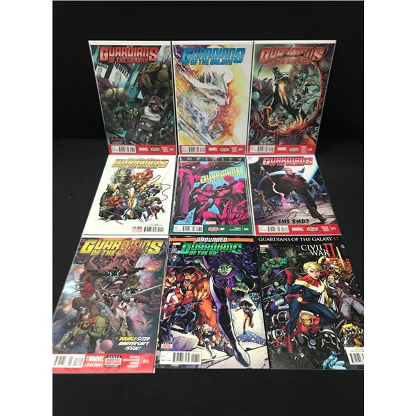 LOT OF 10 GUARDIANS OF THE GALAXY COMICS - MARVEL COMICS