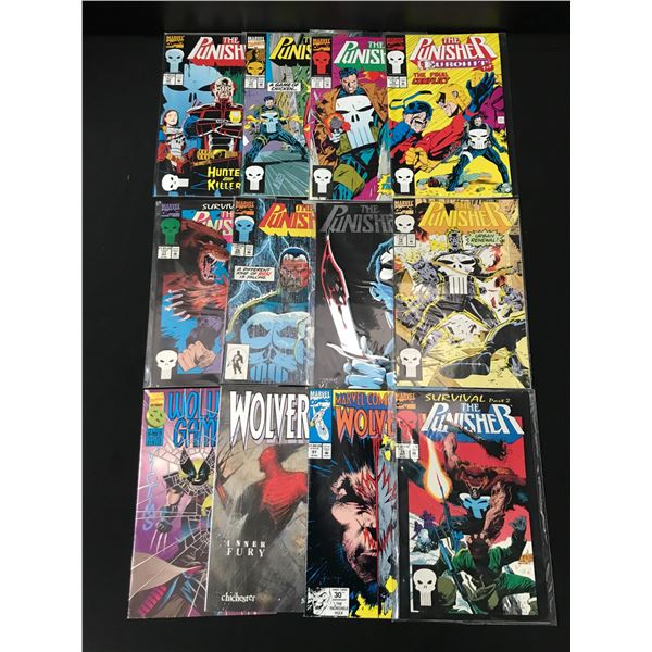 LOT OF 12 MIXED TITLE COMICS - MARVEL COMICS