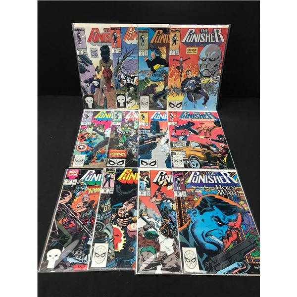 LOT OF 12 PUNISHER COMICS - MARVEL COMICS