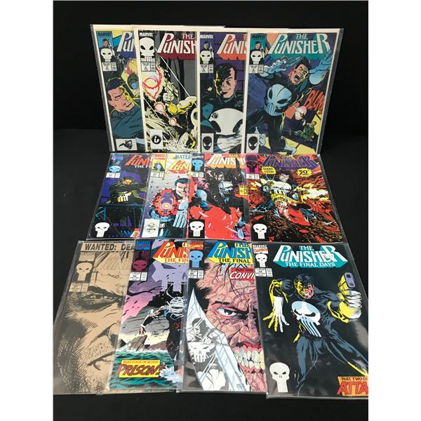 LOT OF 12 PUNISHER COMICS - MARVEL COMICS