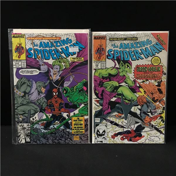 LOT OF 2 AMAZING SPIDERMAN COMICS - MARVEL COMICS