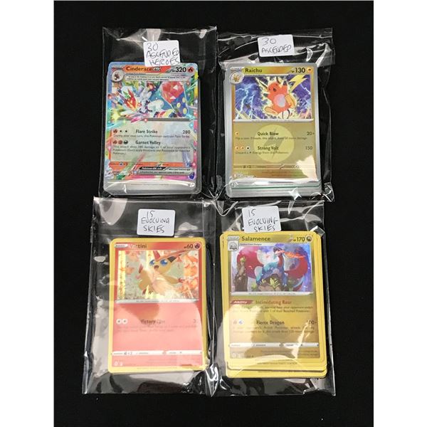 LOT OF 90 POKEMON TCG TRADING CARDS - ASCENDED HEROES & EVOLVING SKIES
