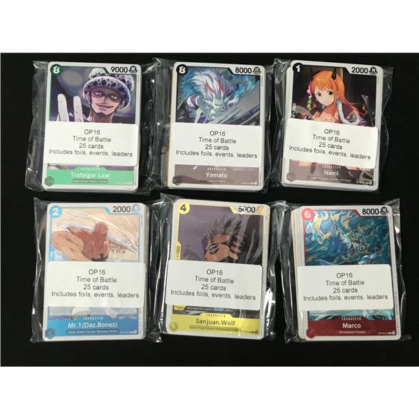 LOT OF 150 ONE PIECE OP16 TCG TRADING CARDS - INCLUDING FOILS
