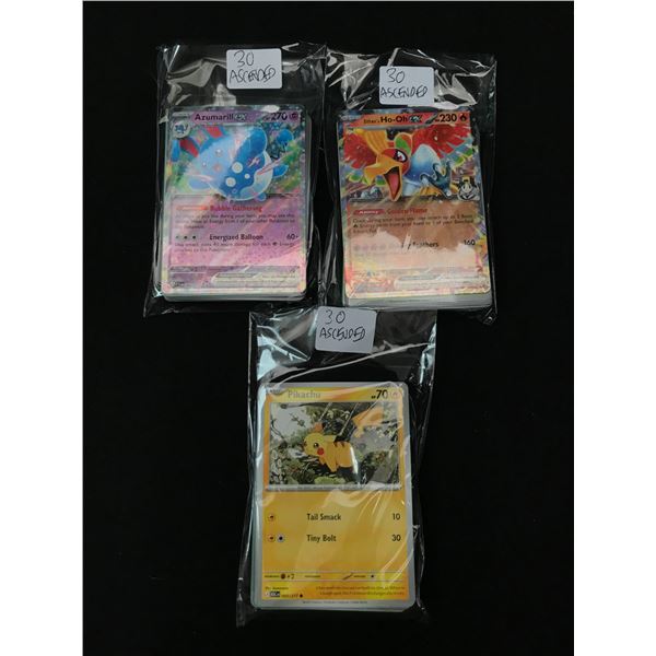 LOT OF 90 POKEMON TCG ASCENDED HEROES TRADING CARDS