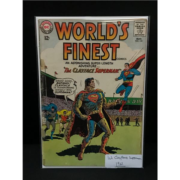 WORLD'S FINEST #140 1ST CLAYFACE SUPERMAN (1961) - DC COMICS