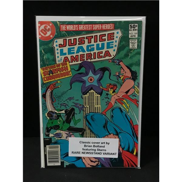 JUSTICE LEAGUE OF AMERICA #189 NEWSSTAND EDITION - DC COMICS