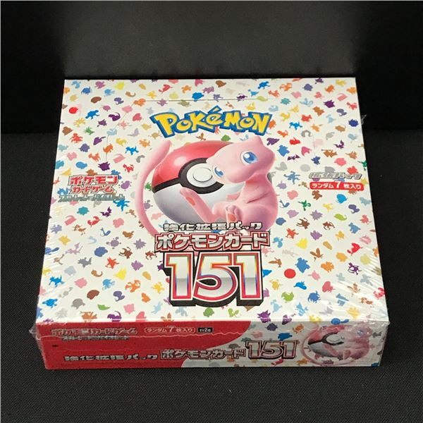 POKEMON TCG SCARLET & VIOLET 151 SEALED JAPANESE TRADING CARD BOX
