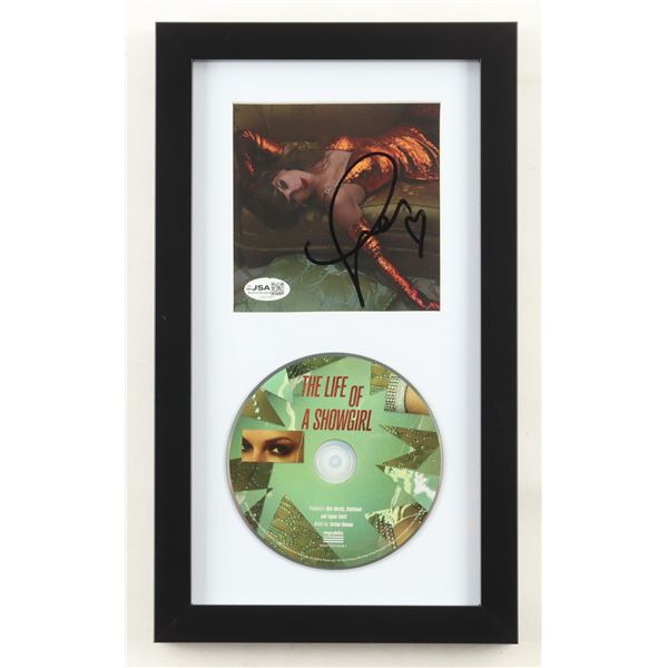 TAYLOR SWIFT SIGNED AND FRAMED CD SLEEVE PRESENTATION PIECE - JSA COA