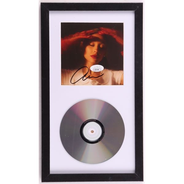 ARIANA GRANDE SIGNED AND FRAMED CD SLEEVE - JSA COA