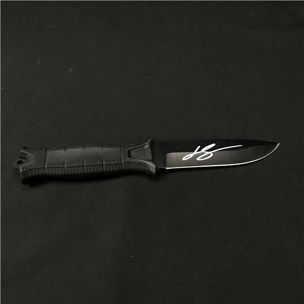 JASON STATHAM SIGNED EXPENDABLES THROWING KNIFE (CELEBRITY COA)