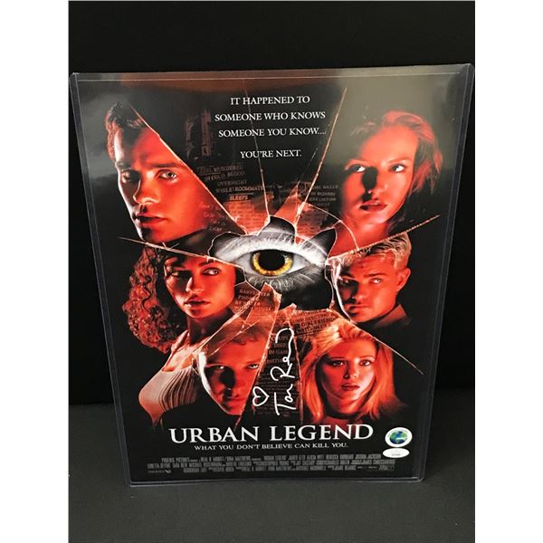 TARA REID SIGNED URBAN LEGEND POSTER - WWOC & JSA COA