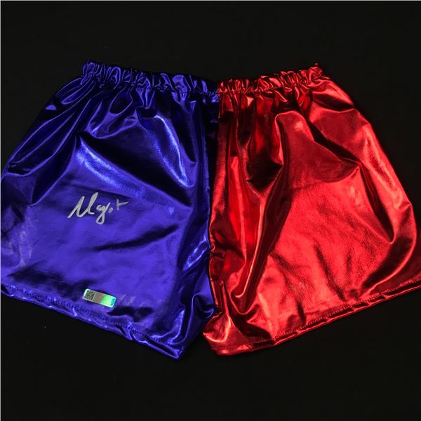 MARGOT ROBBIE SIGNED HARLEY QUINN SHORTS - CELEBRITY COA