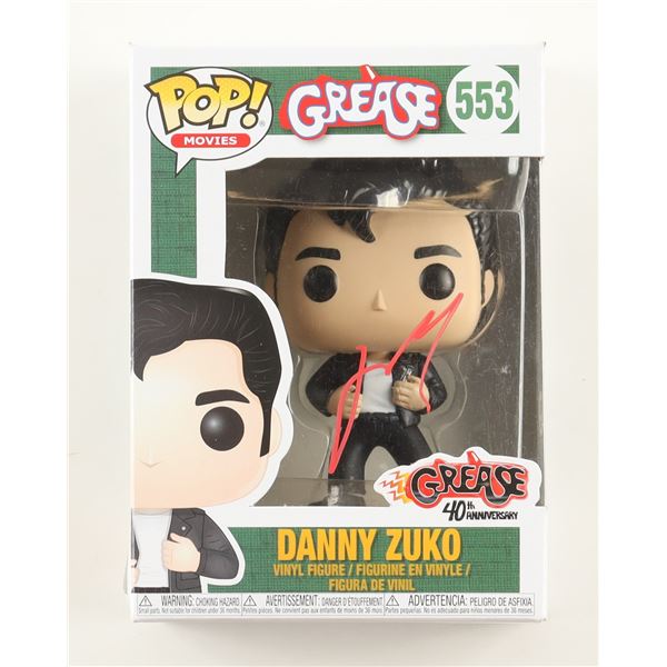 JOHN TRAVOLTA SIGNED DANNY ZUKO GREASE FUNKO POP - PSA COA